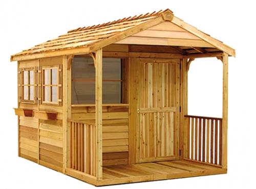 Club House　クラブハウス 8x12 木製小屋「シダーシェッド」