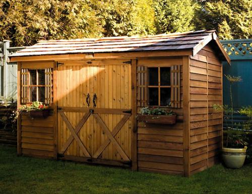 Long House　ロングハウス　木製小屋「シダーシェッド」